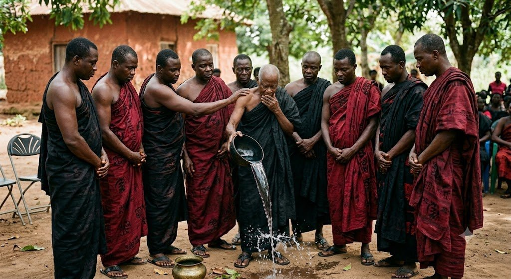 The Role of Libation in Akan Funeral Rites
