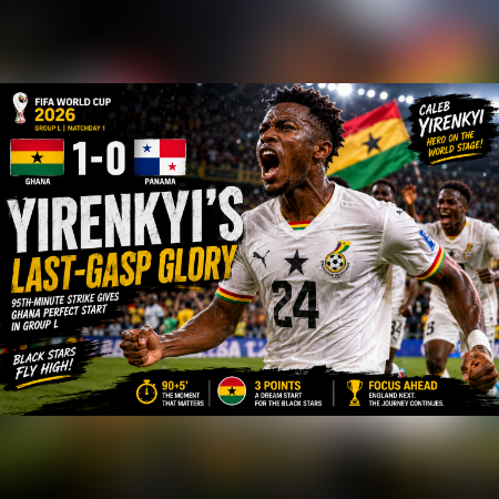 Ghana 1–0 Panama: Caleb Yirenkyi's Moment of Destiny Masks a Night of Questions for the Black Stars