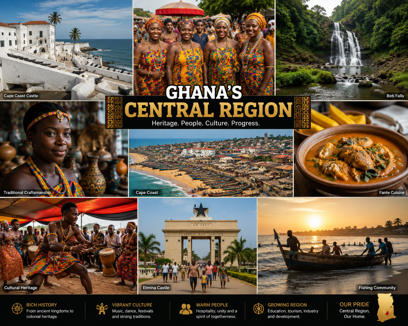 Ghana’s Central Region: The Cradle of Education, Culture, and National Leadership